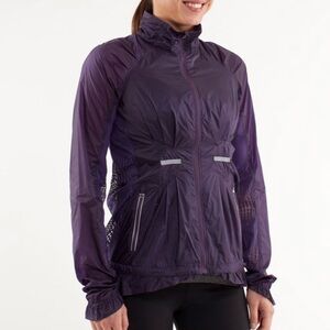 Lululemon Run: Wild Jacket - Concord Grape 
NWOT